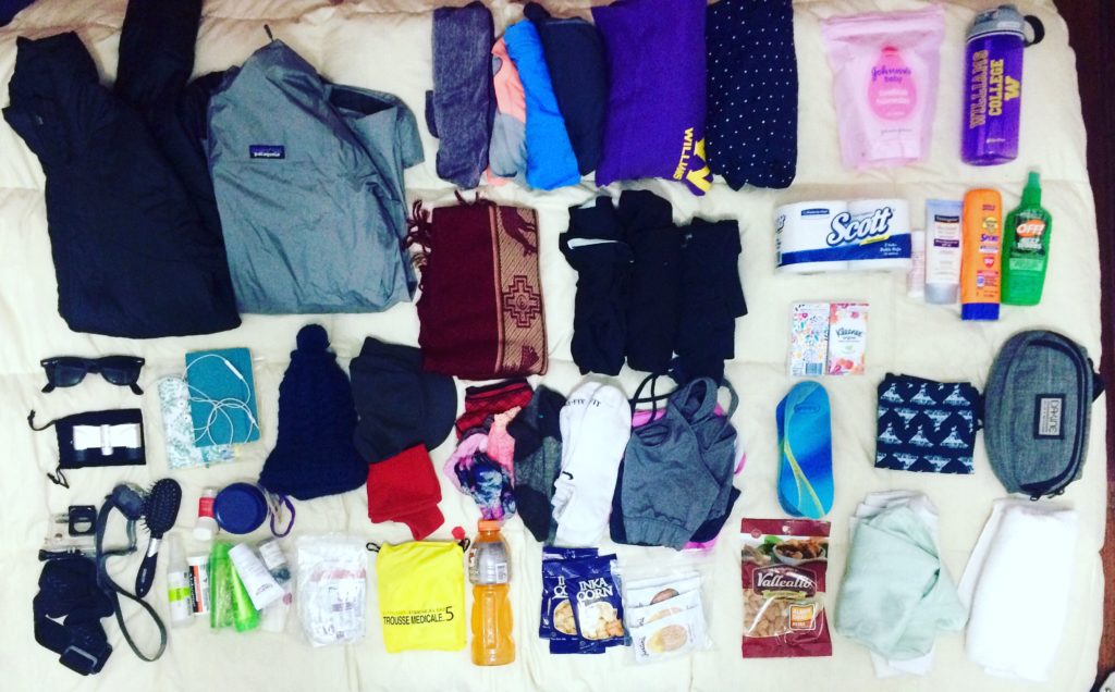 Packing digital nomad clothes gear